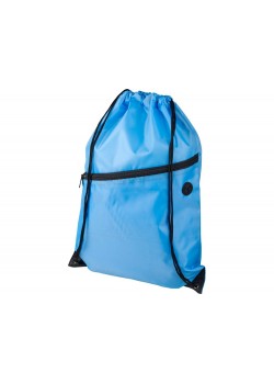 Рюкзак Oriole на молнии со шнурком, светло-синий