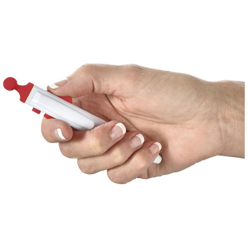 Ручка шариковая Clic Pen, белый/красный