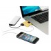 USB Hub Gaia на 4 порта, желтый