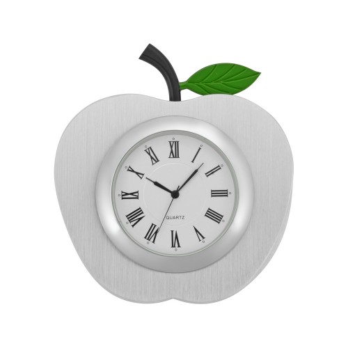 Часы настольные Серебряное яблоко, серебристый