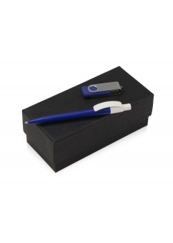 Подарочный набор Uma Memory с ручкой и флешкой, синий