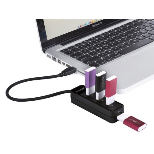 USB-концентратор Orico W5PH4-U3 (черный)