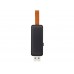 USB-флеш-накопитель Gleam объемом 4 ГБ с подсветкой, черный