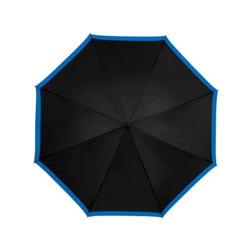 Зонт-трость Kris 23 полуавтомат, черный/синий