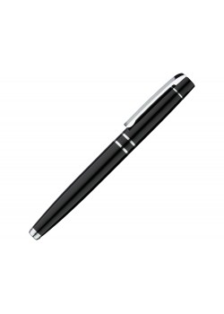 Ручка металлическая роллер VIP R, черный
