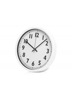 Пластиковые настенные часы  диаметр 30 см White Mile, белый