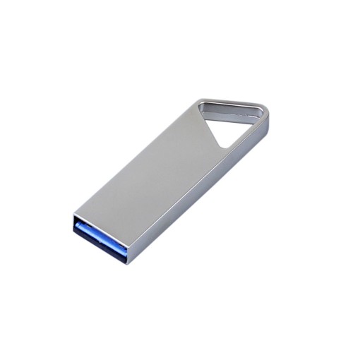 USB 3.0-флешка на 16 Гб с мини чипом, компактный дизайн, отверстие треугольной формы для цепочки