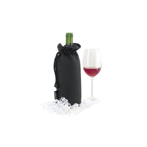 Охладитель для бутылки вина Keep cooled из ПВХ в виде мешочка, черный
