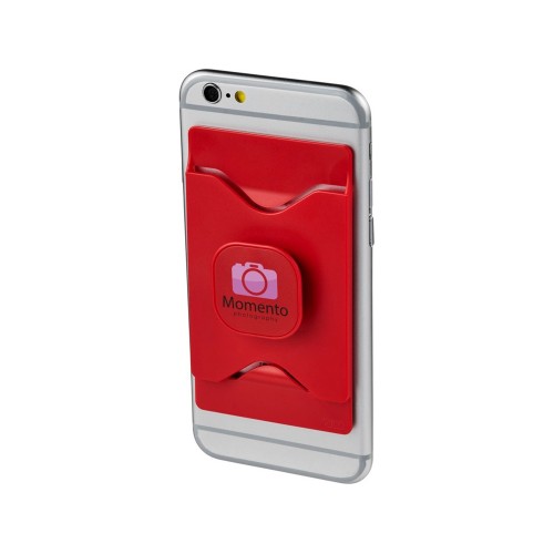 Держатель для мобильного телефона Purse с бумажником, красный