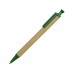 Ручка шариковая Эко, бежевый/зеленый
