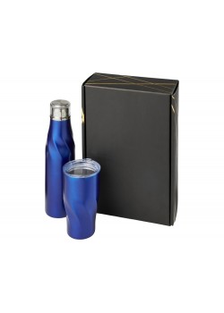 Подарочный набор Hugo из медных предметов с вакуумной изоляцией, cиний