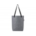 Эко-сумка Felta объемом 12 л из фетра, переработанного по стандарту GRS, с широким дном, средне-серый