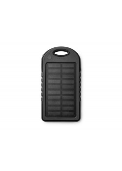 Портативный внешний аккумулятор DROIDE на солнечной батарее, черный
