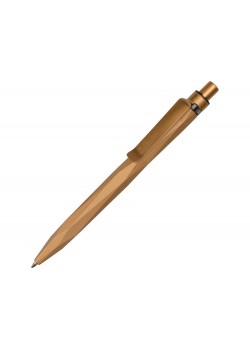 Ручка пластиковая c минералами шариковая Prodir QS20 PQS-S Stone, бронзовый