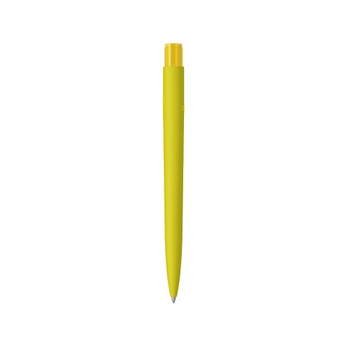 Шариковая ручка RECYCLED PET PEN PRO K transparent GUM soft-touch, желтый
