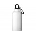 Бутылка для воды с карабином Oregon, объемом 400 мл, белый