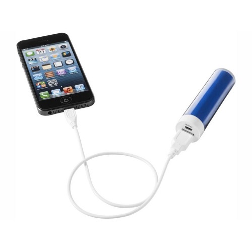 Портативное зарядное устройство Dash, 2200 мА/ч, ярко-синий