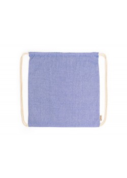 Рюкзак-мешок BRESCIA из переработанного хлопка, королевский синий