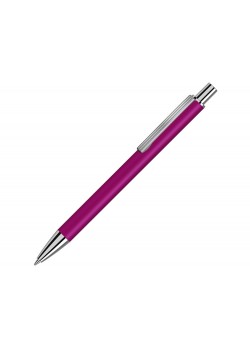 Металлическая автоматическая шариковая ручка Groove, розовый