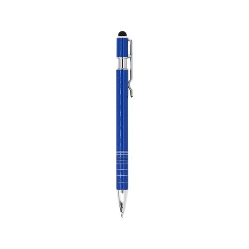 Ручка-стилус металлическая шариковая BORNEO, королевский синий