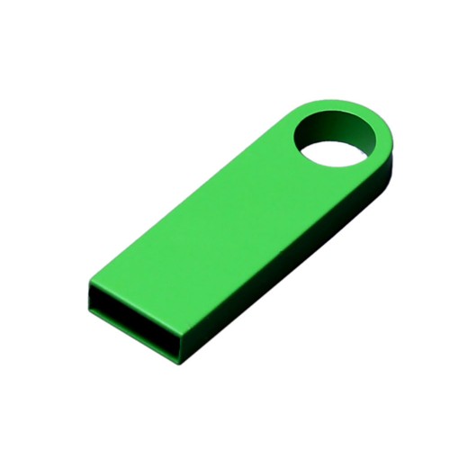USB 3.0-флешка на 128 Гб с мини чипом и круглым отверстием, зеленый