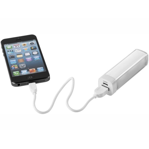 Портативное зарядное устройство Flash 2200 мА/ч, белый