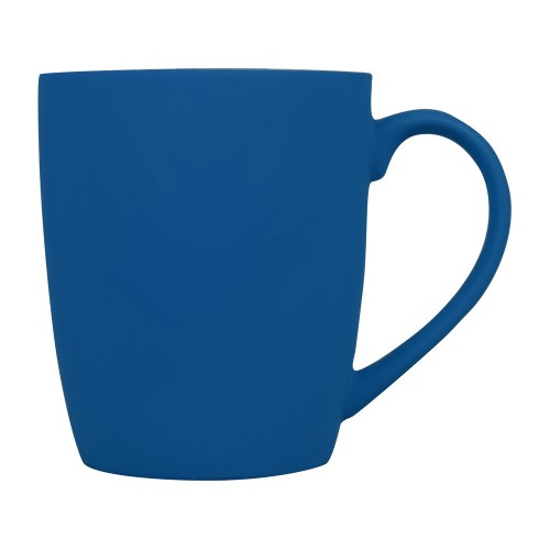 Кружка с покрытием soft-touch C1, синий классический