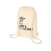 Рюкзак на шнурках Orissa из органического хлопка (стандарт GOTS), плотность 100 г/м²