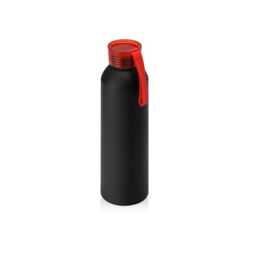 Бутылка для воды Joli, алюминий, черный/красный