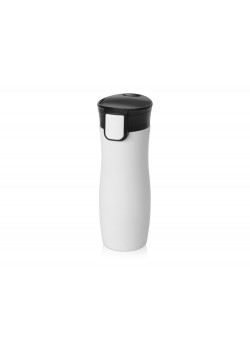 Вакуумная термокружка с кнопкой Streamline, Waterline, soft-touch, белый (P)
