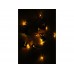 Елочная гирлянда с лампочками Новогодняя цветная + деревянная коробка с наполнителем-стружкой Ларь