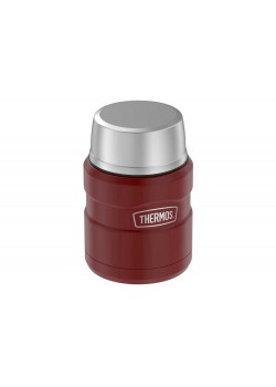 Термос из нерж. стали с ложкой тм THERMOS SK3000 MRR 0,47L