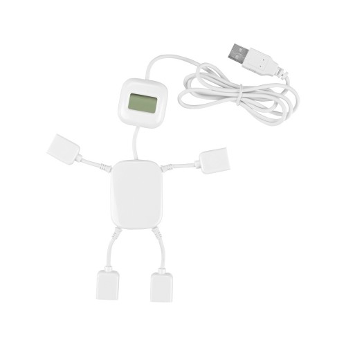 USB Hub на 4 порта с часами в виде человечка