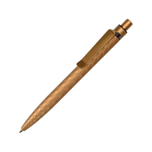 Ручка пластиковая c минералами шариковая Prodir QS01 PQSS Stone, бронзовый