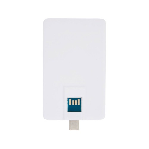 Duo Slim USB-накопитель емкостью 64ГБ и разъемами Type-C и USB-A 3.0, белый