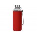 Бутылка для воды Pure c чехлом, 420 мл,красный