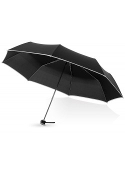 Зонт складной Линц, механический 21, черный