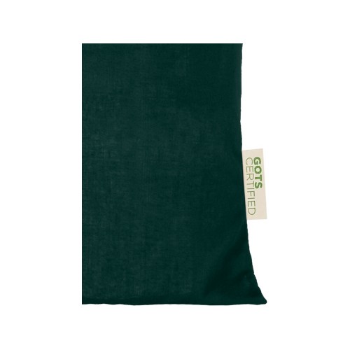 Сумка-шоппер Orissa из органического хлопка плотностью 100 г/м² (по стандарту GOTS), темно-зеленый