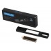 USB 2.0- флешка на 32 Гб c подсветкой логотипа Hook LED, темно-серый, белая подсветка