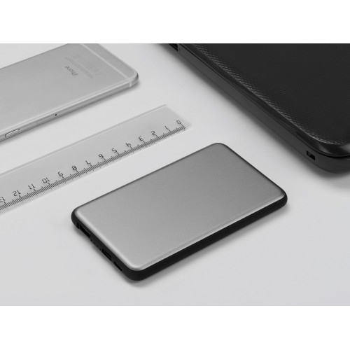 Портативное зарядное устройство Shell, 5000 mAh, серебристый