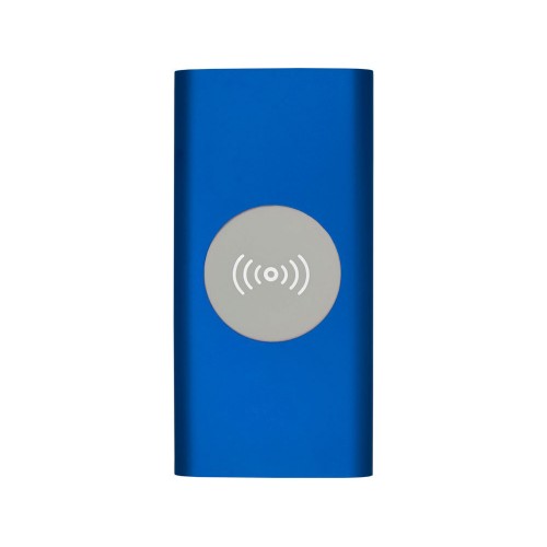 Беспроводное портативное зарядное устройство емкостью 8000 мАч Juice, синий