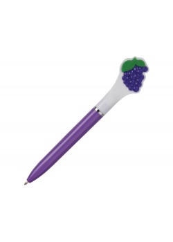 Ручка шариковая  Виноград, фиолетовый