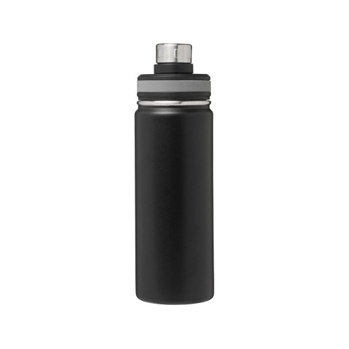 Спортивная бутылка Gessi объемом 590 мл с медной вакуумной изоляцией, черный