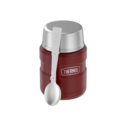 Термос из нерж. стали с ложкой тм THERMOS SK3000 MRR 0,47L