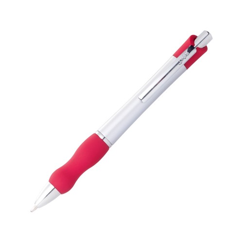Ручка шариковая Bubble, красный, черные чернила