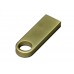 USB 2.0-флешка на 4 Гб с мини чипом и круглым отверстием, золотистый