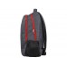 Рюкзак Metropolitan, серый с красной молнией и черной подкладкой