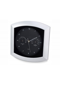 Погодная станция настенная Кусто, серебристый/черный (Р)