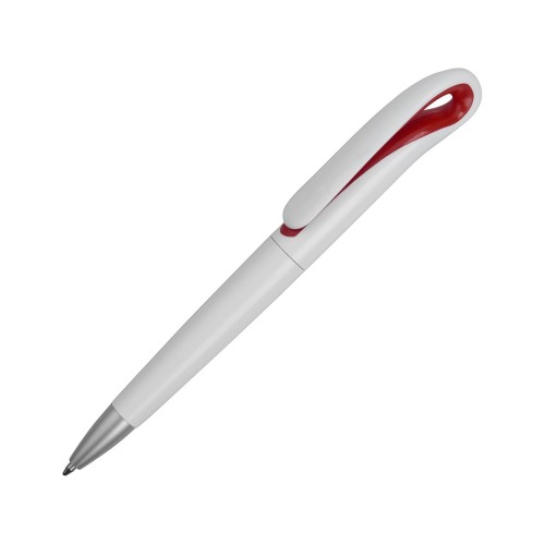 Ручка шариковая Swansea, белый/красный, синие чернила