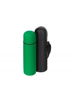 Термос Ямал Soft Touch с чехлом, 500мл, зеленый классический (P)
